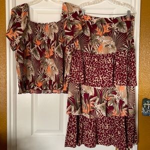 CATO Skirt & Top Set